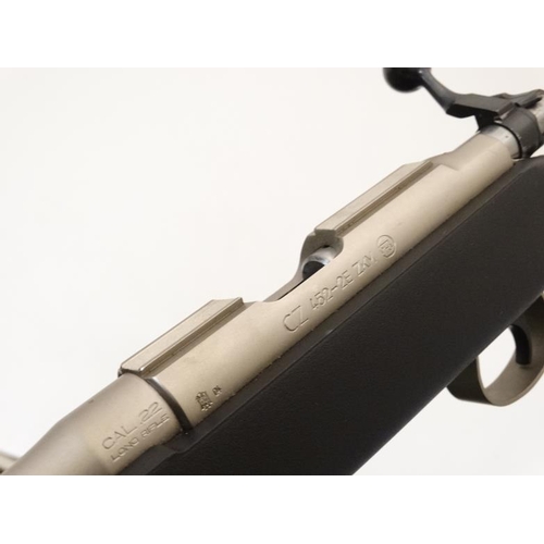 512 - Rimfire Rifle : A CZ ' 452-2E ZKM ' .22LR bolt action Rifle , stainless finish with composite stock ... 