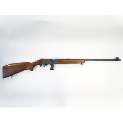 514 - Rimfire Rifle : An Anschutz ' Modell 525 ' .22LR semi automatic Rifle , the barrel threaded for a so... 