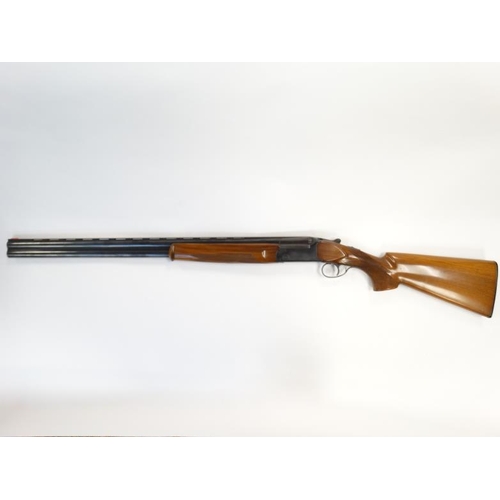 531 - Shotgun : An Aramberri 12 Bore Over & Under (ejector) Shotgun , together with slip . Serial number 1... 