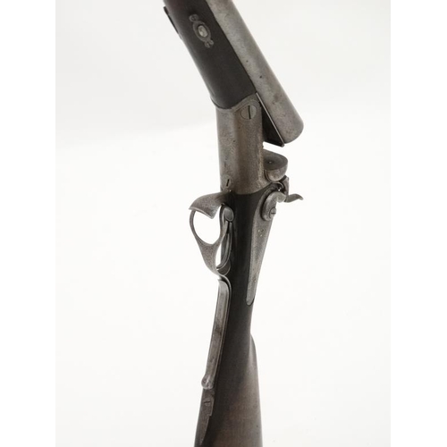 570 - Shotgun : James Purdey & Sons : A c1870 12 Bore back - action Hammergun , having Purdey's patent pus... 