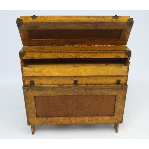 1023 - Musical Instruments : An unusual early 20thC Portable Organ by R F Stevens Ltd , Kentish Town , Lond... 