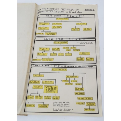 316 - Militaria : ' The Administrative History of The Operations of 21 Army Group on the Continent of Euro... 