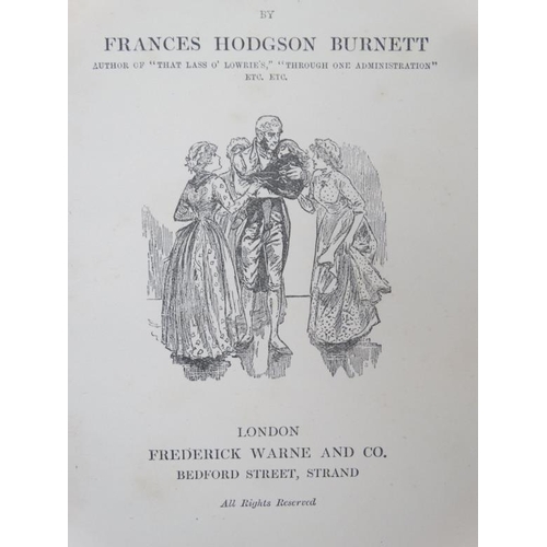 355 - Books: '' Little Lord Fauntleroy '' by F.H Burnett, published by Frederick Warne and Co, London, 188... 