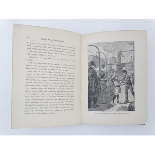 355 - Books: '' Little Lord Fauntleroy '' by F.H Burnett, published by Frederick Warne and Co, London, 188... 