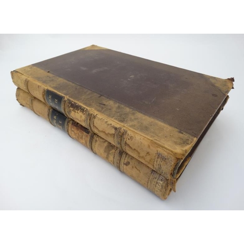 357 - Books: ''The History and Antiquities of the County of Northampton'' by George Baker , in 2 volumes, ... 