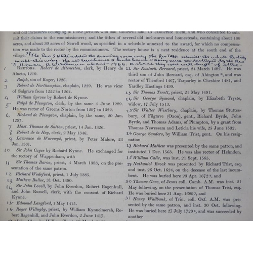 357 - Books: ''The History and Antiquities of the County of Northampton'' by George Baker , in 2 volumes, ... 