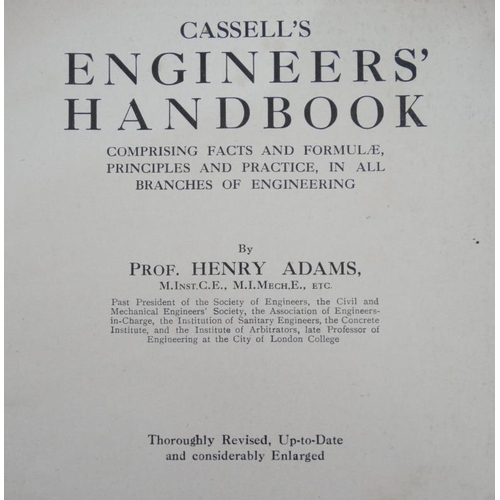 358 - Books: '' Cassell's Engineers Handbook : Comprising facts and formulae principles & practice , in al... 