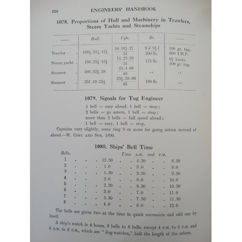 358 - Books: '' Cassell's Engineers Handbook : Comprising facts and formulae principles & practice , in al... 