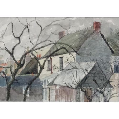 36 - Joan Pilsbury mid XX, Pastel and gouache, pen ink and watercolour x2, 3 in all 'Pear Tree in Putney ... 