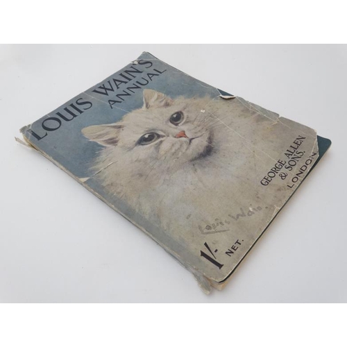 364 - Book: '' Louis Wain's Annual 1910-1911 ''  published by Goerge Allen & Sons , London, having polychr... 