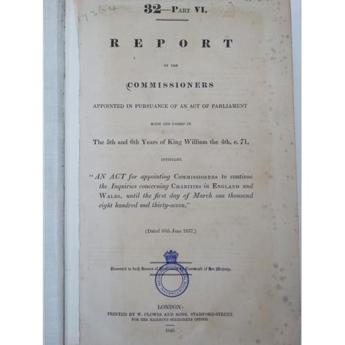 364A - Book: '' Report of the Commissioners appointed in pursuance of an Act of Parliament made and passed ... 