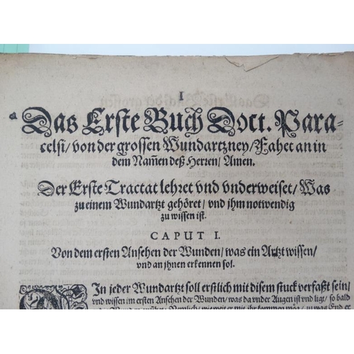 370 - Book: '' Chirurgische Bücher und Schrifften dess Edelen Hochgelehrten unnd Bewehrten Philosophi und ... 