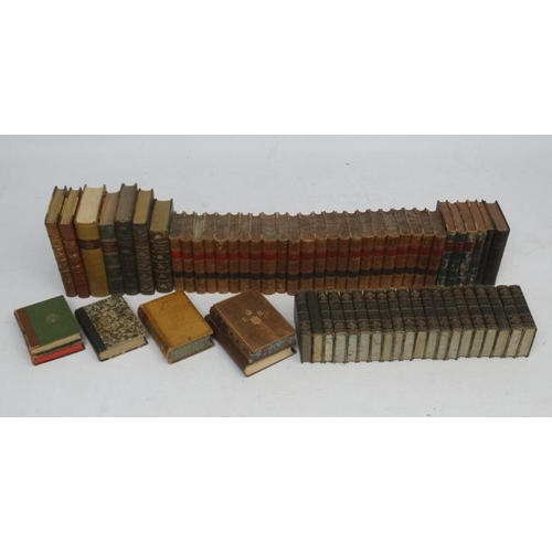 373 - A Large collection of approximately 61 leather bound books to include: ''  History of England'' volu... 