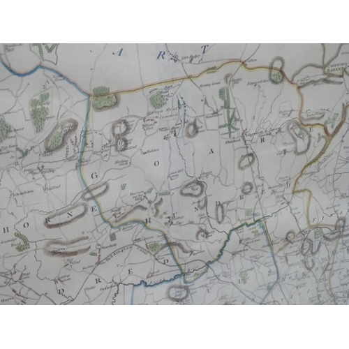 377 - Maps ; A map of Middlesex. Published by John Stockdale Piccadilly 26th March 1805. Engraved by J. Ca... 