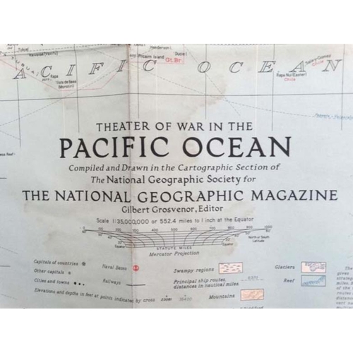 380 - Maps: A collection of approximately 22 1940s National Geographic Society for the National Geographic... 