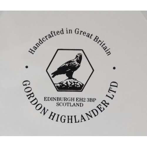 708 - Whisky Decanter : ' Gordon Highlander  ' a hexagonal Pointers of London Collectors Series Whiskey De... 