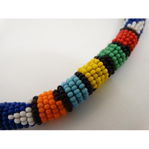 739 - Ethnographic Native Tribal :  a quantity of African bead necklaces of various types (4).