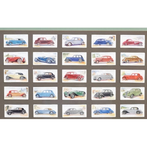 75 - Cigarette Cards, 2 x 25 Players Cigarette cards (50), C. 1935 automobiles/ cars to include Aston Mar... 