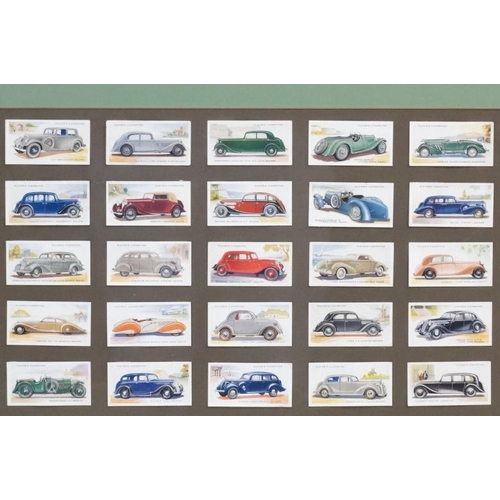 75 - Cigarette Cards, 2 x 25 Players Cigarette cards (50), C. 1935 automobiles/ cars to include Aston Mar... 