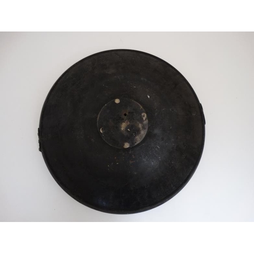 915 - An eastern oriental large brass temple pan 26'' diameter