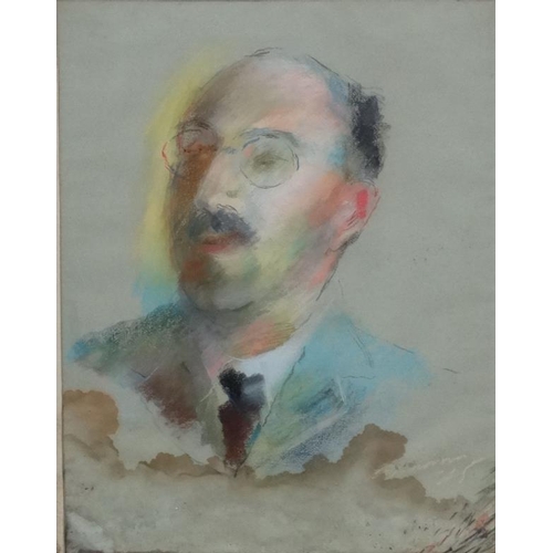 24 - David Villiers (1906-1985), Pastel, Self Portrait, Signed and dated '45 ' lower right. 23 x 18''