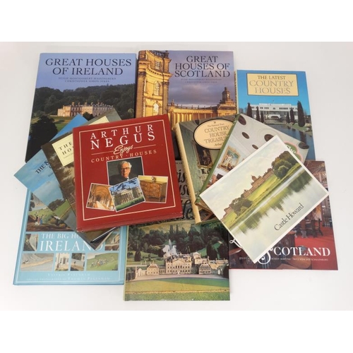 1088 - Books: A collection of 11 books on British County Houses, to include '' Living in Scotland '' ,  '' ... 