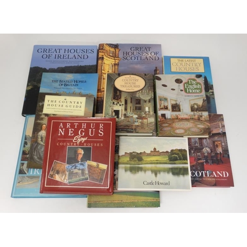 1088 - Books: A collection of 11 books on British County Houses, to include '' Living in Scotland '' ,  '' ... 