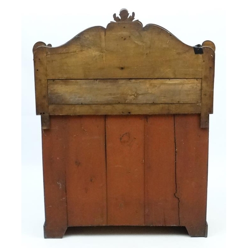 172 - A Victorian mahogany chiffonier 42 1/4''  wide x 56'' high x 15 1/2'' deep  Please Note -  we do not... 