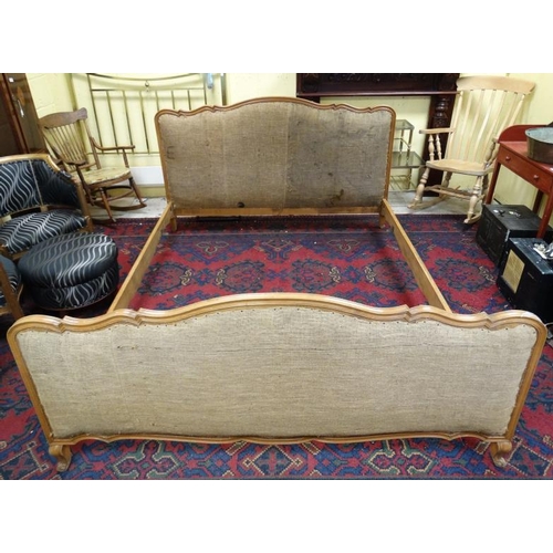 228 - A French Louis XV style large bed 69'' wide x 40 1/2'' high  Please Note -  we do not make reference... 