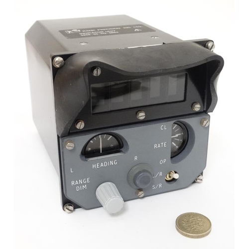 339 - Militaria : A 20thC Navigation Indicator Unit by Rank Precision Industries Ltd , stamped with MOD br... 