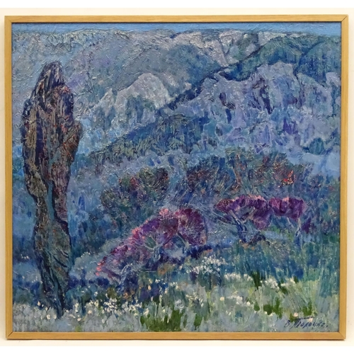 139 - Viktor Ivanovitch Tolotchko  (1922-2006), Oil on Canvas,  'In the mountains of Crimea', Signed lower... 