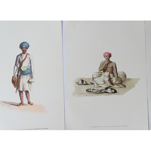 206 - After Francois Balthazar Soloyns (1760-1824), A series of 6 coloured engravings from originals ( 'bo... 