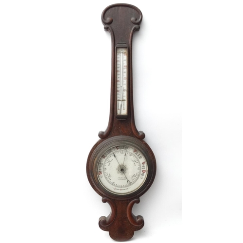 ' Field & Son , Aylesbury ' Rosewood Barometer : a 2 glass wheel ...