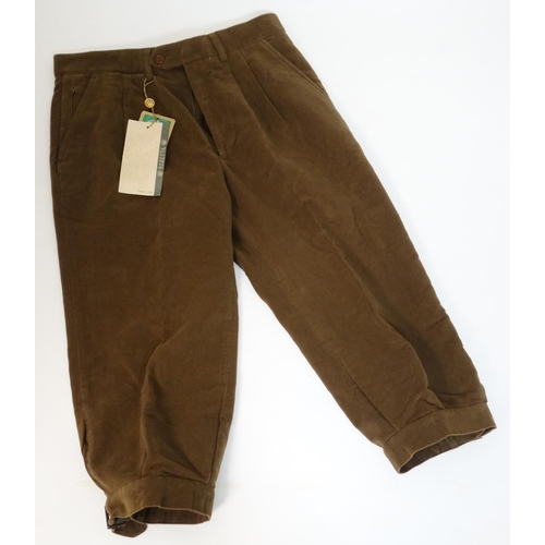 101 - A pair of Beretta signature sport breeks in tabacco colour, size 40, with tags