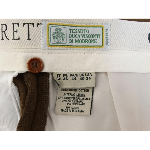 101 - A pair of Beretta signature sport breeks in tabacco colour, size 40, with tags