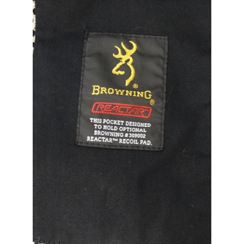 106 - A men's black/brown Browning trapper creek mesh shooting gilet / vest, size M, with tags