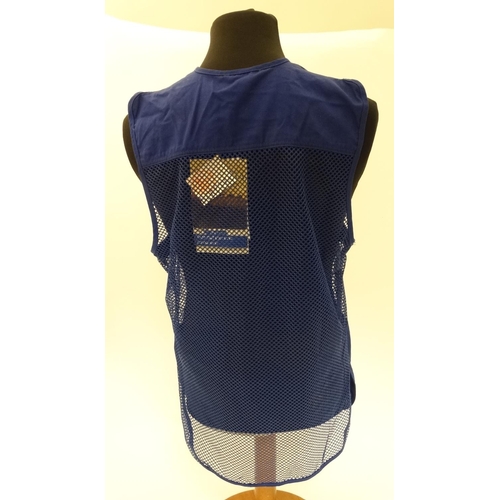 120 - A Beretta mesh B vest in blue marine, size L, new with tags