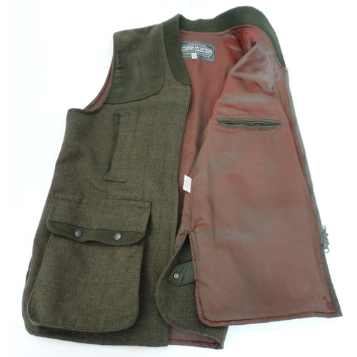 123 - A Forestland 'Country Collections' green tweed waistcoat / vest, size 40