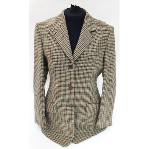 127 - A Holland and Holland tweed blazer, size 8, with tag