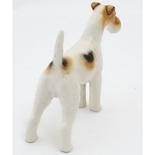 169 - A Beswick model of a wire haired fox terrier dog  , Champion '' Ch. Talavera Romulus '', number 963,... 