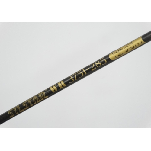 228 - Trout Fishing: A folding back mount telescopic landing net by Wilco Sports of Scotland, cased fisher... 