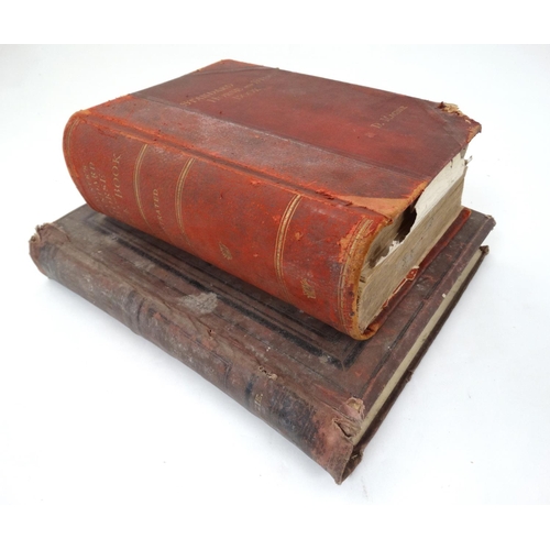 23 - Books:  '' Standard Horse and Stock Book '' by D Magner, c1903, having red leather spine and gilt co... 