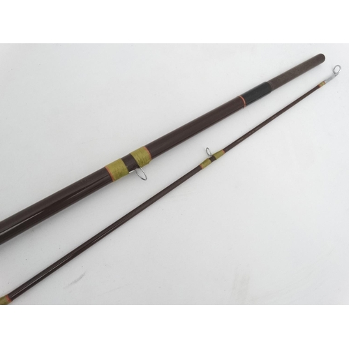 253 - Fishing: A Hardy 9' 3'' fibalite reservoir fly rod, 7-8 ( Richard Walker Superlite ) in makers origi... 