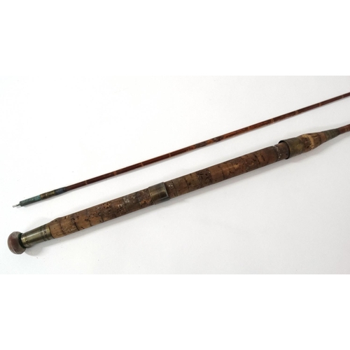 269 - Fishing :A traditional  Allcock's  7' , 2 piece split cane fly rod 'Capella ' and an associated  clo... 