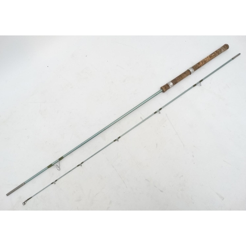 281 - Fishing: A Hardy Glaskona 2 piece spinning rod,  8ft, 8oz c1962