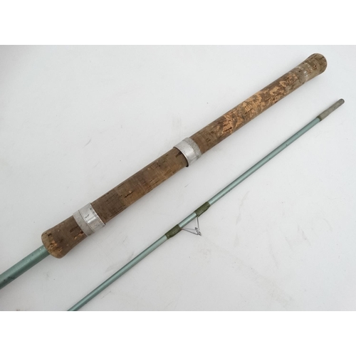 281 - Fishing: A Hardy Glaskona 2 piece spinning rod,  8ft, 8oz c1962