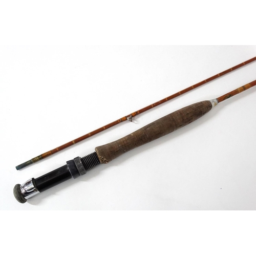 282 - Fishing : A traditional Edgar Sealey  6' 6'' ,  2 piece split cane bound single hand fly rod ' Old G... 