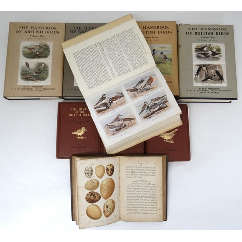 36 - Books: A collection of Ornithological books to include; '' The Handbook of British Birds'' Voulmes 1... 