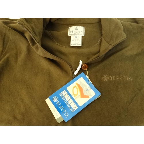 373 - A light polar Beretta fleece of brown colour, size XL, new with tags