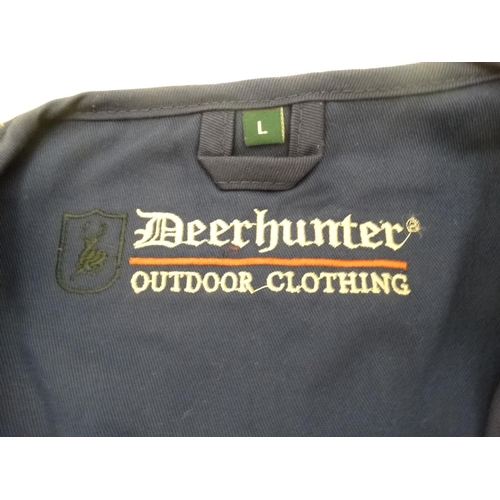 377 - Deerhunter 'Champion De-lux' Mesh Waistcoat / Skeet Vest, in Blue, Size L.